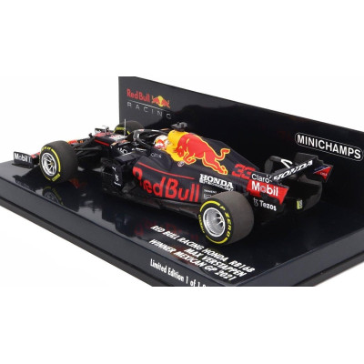 MINICHAMPS RED BULL F1  RB16B HONDA RA620H TEAM ASTON MARTIN N 33 WINNER MEXICO GP WORLD CHAMPION 2021 MAX VERSTAPPEN - MATT BLU
