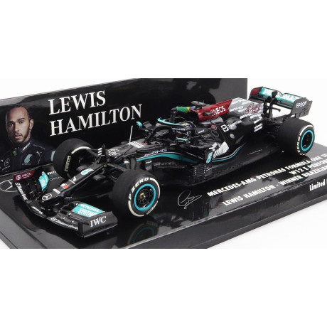 MINICHAMPS MERCEDES GP F1  W12 MERCEDES M12 EQ POWER+ TEAM AMG PETRONAS MOTORSPORT FORMULA ONE N 44 WINNER BRAZILIAN GP (WITH FL