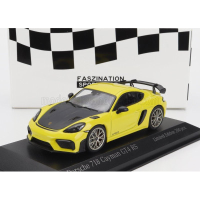 MINICHAMPS PORSCHE 718 (982) CAYMAN GT4 RS 2021 - YELLOW 1/43