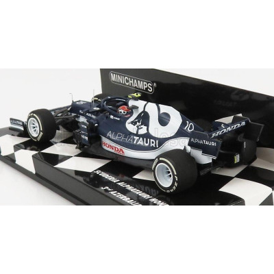 MINICHAMPS ALPHA TAURI F1  AT02 HONDA RA620H TEAM ALPHA TAURI N 10 3rd AZERBAIJAN GP 2021 PIERRE GASLY - WHITE BLUE 1/43