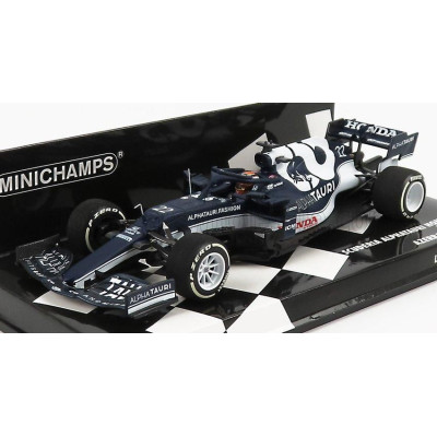MINICHAMPS ALPHA TAURI F1  AT02 HONDA RA620H TEAM ALPHA TAURI N 22 AZERBAIJAN GP 2021 YUKI TSUNODA - WHITE BLUE 1/43