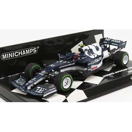 MINICHAMPS ALPHA TAURI F1  AT02 HONDA RA620H TEAM ALPHA TAURI N 10 TURKISH GP 2021 PIERRE GASLY - WHITE BLUE 1/43