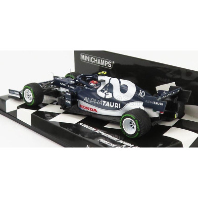MINICHAMPS ALPHA TAURI F1  AT02 HONDA RA620H TEAM ALPHA TAURI N 10 TURKISH GP 2021 PIERRE GASLY - WHITE BLUE 1/43