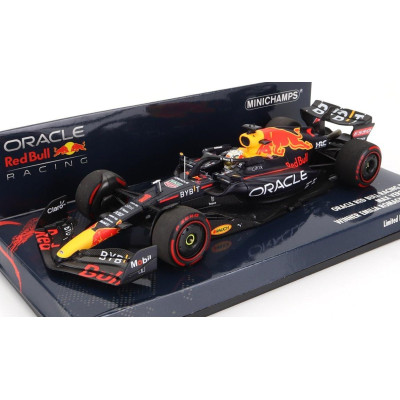 MINICHAMPS RED BULL F1  RB18 TEAM ORACLE RED BULL RACING N 1 WORLD CHAMPION WINNER EMILIA ROMAGNA ITALY GP 2022 MAX VERSTAPPEN -