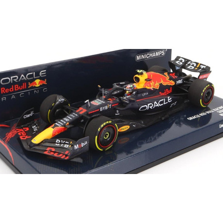 MINICHAMPS RED BULL F1  RB18 TEAM ORACLE RED BULL RACING N 11 4th MIAMI GP 2022 SERGIO PEREZ - MATT BLUE YELLOW RED 1/43