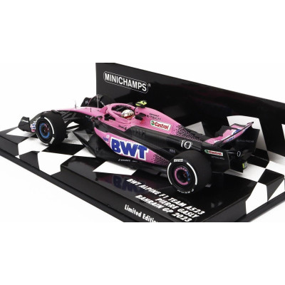 MINICHAMPS ALPINE F1  A523 TEAM BWT ALPINE N 10 SEASON 2023 PIERRE GASLY - BLUE PINK 1/43