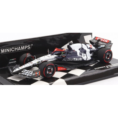 MINICHAMPS ALPHA TAURI F1  AT04 TEAM ALPHA TAURI N 21 SEASON 2023 NYCK DE VRIES - BLUE WHITE 1/43