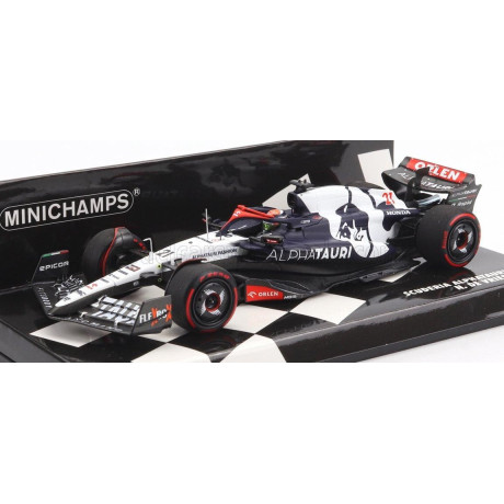 MINICHAMPS ALPHA TAURI F1  AT04 TEAM ALPHA TAURI N 21 SEASON 2023 NYCK DE VRIES - BLUE WHITE 1/43