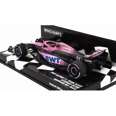 MINICHAMPS ALPINE F1  A523 TEAM BWT ALPINE N 31 SEASON 2023 ESTEBAN OCON - BLUE PINK 1/43