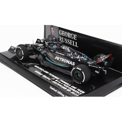MINICHAMPS MERCEDES GP F1 W14 TEAM MERCEDES-AMG PETRONAS FORMULA ONE N 63 AUSTRALIAN GP 2023 GEORGE RUSSEL - MATT BLACK 1/43