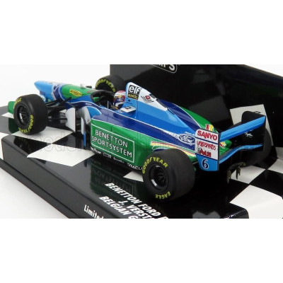 MINICHAMPS BENETTON F1  B194 N 6 3rd BELGIAN GP 1994 JOS VERSTAPPEN - GREEN BLUE 1/43