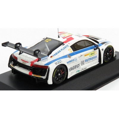 MINICHAMPS AUDI R8 LMS TEAM HCB RUTRONI RACING N 12 FIA WORLD GT CUP MACAU 2017 PLENTZ - WHITE 1/43