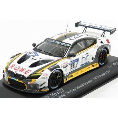 MINICHAMPS BMW 6-SERIES M6 GT3 TEAM ROWE RACING N 98 24h NURBURGRING 2018 N.CATSBURG - R.WESTBROOK - J.EDWARDS - T.BLOMQVIST - W