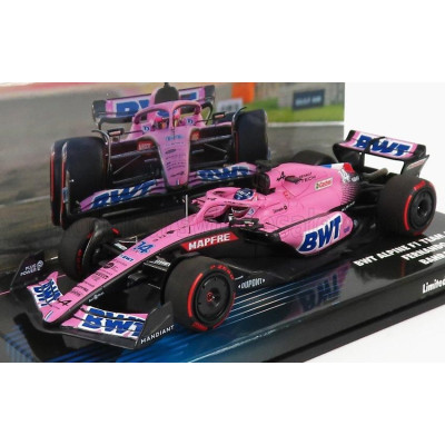 MINICHAMPS ALPINE F1 A522 TEAM ALPINE BWT N 14 BAHRAIN GP 2022 FERNANDO ALONSO - PINK 1/43
