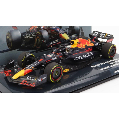 MINICHAMPS RED BULL F1  RB18 TEAM ORACLE RED BULL RACING N 1 WORLD CHAMPION WINNER AZERBAIJAN GP 2022 MAX VERSTAPPEN - MATT BLUE
