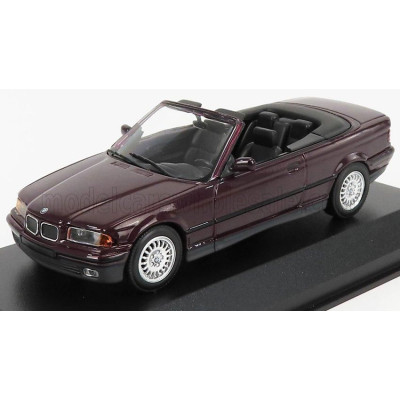 MINICHAMPS BMW 3-SERIES (E36) CABRIOLET 1993 - PURPLE MET 1/43