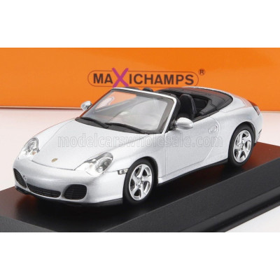 MINICHAMPS PORSCHE 911 996 4S CABRIOLET 2003 - SILVER 1/43