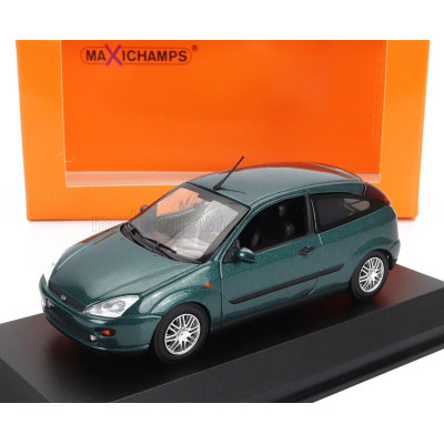 MINICHAMPS FORD ENGLAND FOCUS 1998 - GREEN MET 1/43