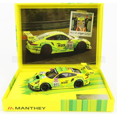 MINICHAMPS PORSCHE 911 991-2 GT3 R TEAM MANTHEY RACING N 911 WINNER NLS7 ROWE 6h ADAC RUHR - POKAL - RENNEN NURBURGRING 2021 K.E