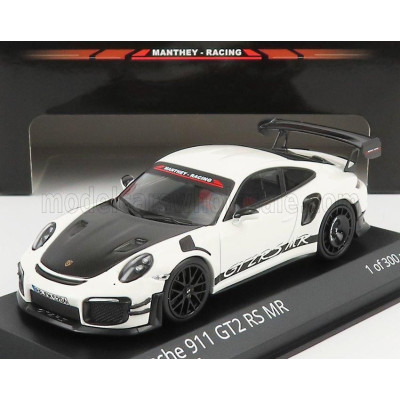 MINICHAMPS PORSCHE 911 991-2 GT2 RS MR TEAM MANTHEY RACING 2018 - WHITE BLACK 1/43