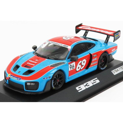 MINICHAMPS PORSCHE 935/19 BASE GT2 RS HERBERT MOTORSPORT N 96 SUPERSPORTSCAR WEEKEND 2019 - RED BLUE 1/43