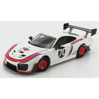 MINICHAMPS PORSCHE 935 N 70 MARTINI RACING SPECTRUM EDITION - BASE 911 991-2 GT2 RS COUPE 2018 - WHITE RED 1/18