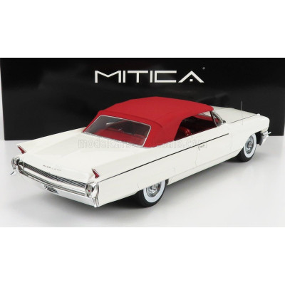 MITICA CADILLAC ELDORADO BIARRITZ CONVERTIBLE CLOSED 1962 - WHITE BORDEAUX 1/18