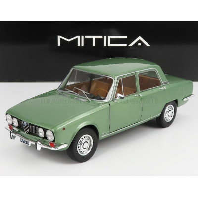 MITICA DIECAST ALFA ROMEO 1750 BERLINA 2-SERIES 1969 - VERDE OLIVA - OLIVE GREEN MET 1/18