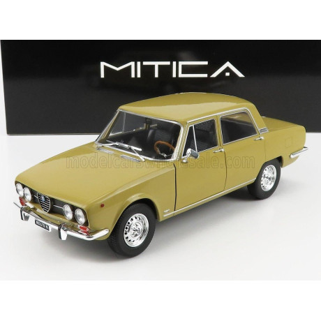 MITICA DIECAST ALFA ROMEO 2000 BERLINA 1971 - GIALLO PIPER 116 1/18