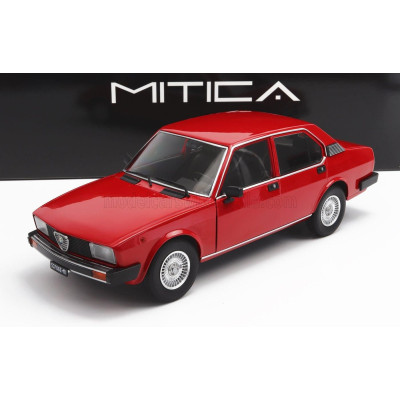 MITICA DIECAST ALFA ROMEO ALFETTA BERLINA 2000L 1978 - CERCHI MILLERIGHE WHEELS - ROSSO ALFA 501 RED 1/18