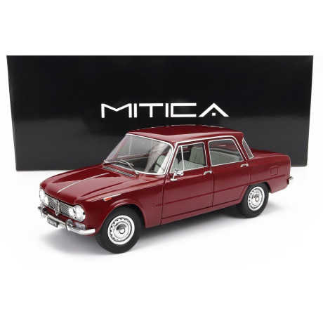 MITICA DIECAST ALFA ROMEO GIULIA 1.6 Ti 1962 - ROSSO AMARANTO - DARK RED 1/18