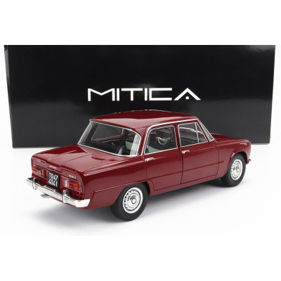 MITICA DIECAST ALFA ROMEO GIULIA 1.6 Ti 1962 - ROSSO AMARANTO - DARK RED 1/18