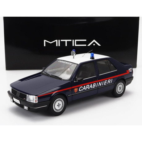 MITICA DIECAST FIAT CROMA 2.0 TURBO IE CARABINIERI 1988 POLICE - BLUE WHITE 1/18