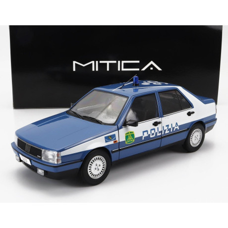 MITICA DIECAST FIAT CROMA CHT POLIZIA 1987 POLICE - LIGHT BLUE WHITE 1/18