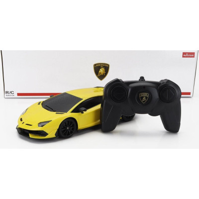 MONDOMOTORS LAMBORGHINI AVENTADOR SVJ 2018 - YELLOW 1/24