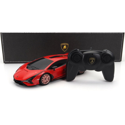 MONDOMOTORS LAMBORGHINI SIAN FKP 37 HYBRID 2020 - RED BLACK 1/24