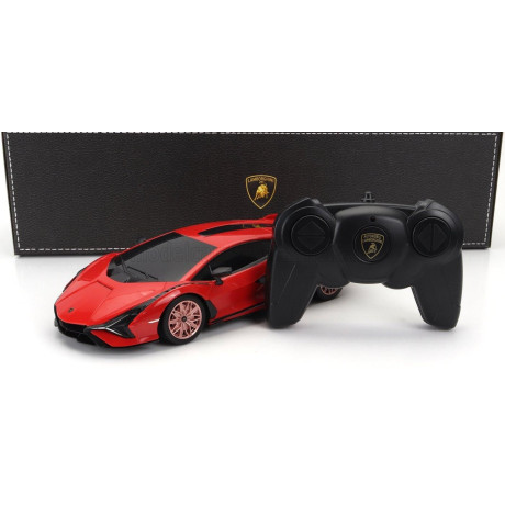 MONDOMOTORS LAMBORGHINI SIAN FKP 37 HYBRID 2020 - RED BLACK 1/24
