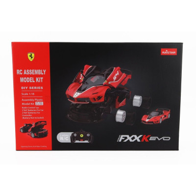 MONDOMOTORS FERRARI FXX-K EVO N 54 RACING 2018 - MODEL-KIT - RED 1/18