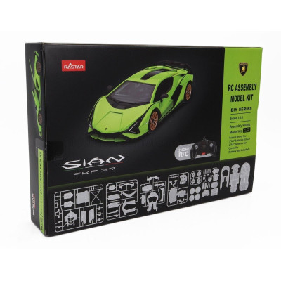 MONDOMOTORS LAMBORGHINI SIAN FKP 37 HYBRID 2020 - MODEL-KIT - LIGH GREEN MET 1/18