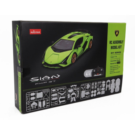 MONDOMOTORS LAMBORGHINI SIAN FKP 37 HYBRID 2020 - MODEL-KIT - LIGH GREEN MET 1/18