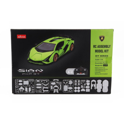 MONDOMOTORS LAMBORGHINI SIAN FKP 37 HYBRID 2020 - MODEL-KIT - LIGH GREEN MET 1/18