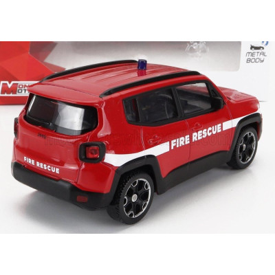 MONDOMOTORS JEEP RENEGADE FIRE ENGINE 2017 - RED WHITE 1/43
