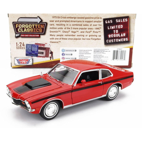 MOTOR MAX MERCURY COMET GT 1971 - RED BLACK 1/24
