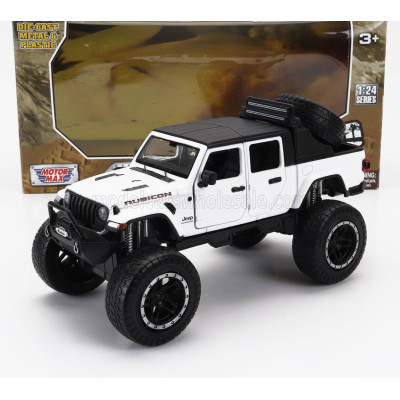 MOTOR MAX JEEP GLADIATOR PICK-UP RUBICON 2021 - WHITE 1/27