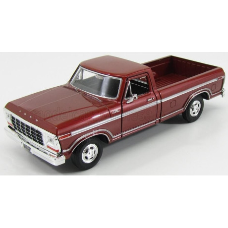 MOTOR MAX FORD USA F-150 PICK-UP CUSTOM 1979 - BROWN MET 1/24