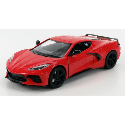 MOTOR MAX CHEVROLET CORVETTE C8 COUPE 2020 - RED 1/24