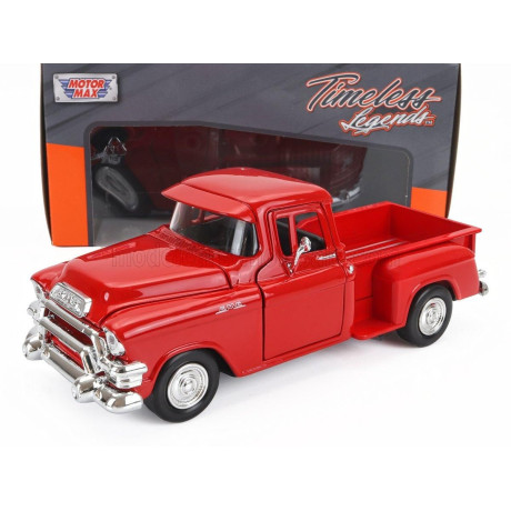 MOTOR MAX GMC PICK-UP 1955 - RED 1/24