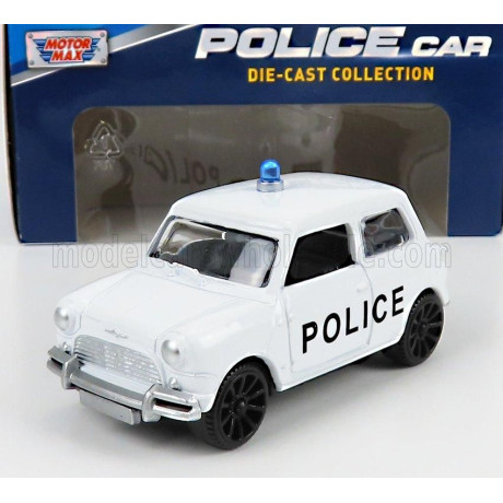 MOTOR MAX MINI COOPER POLICE 1965 - WHITE 1/43