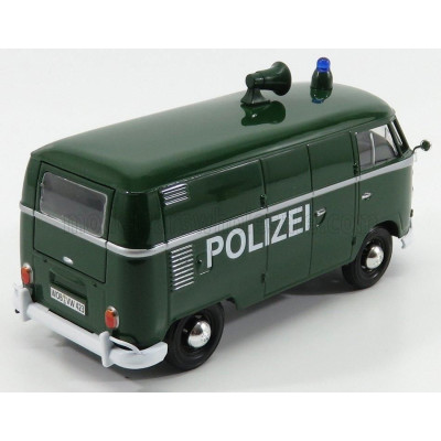 MOTOR MAX VOLKSWAGEN T1 TYPE 2 VAN POLIZEI 1962 - GREEN 1/24
