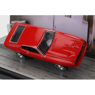 MOTOR MAX FORD USA MUSTANG MACH-1 COUPE 1971 - 007 JAMES BOND - DIAMONDS ARE FOREVER - UNA CASCATA DI DIAMANTI - RED 1/64